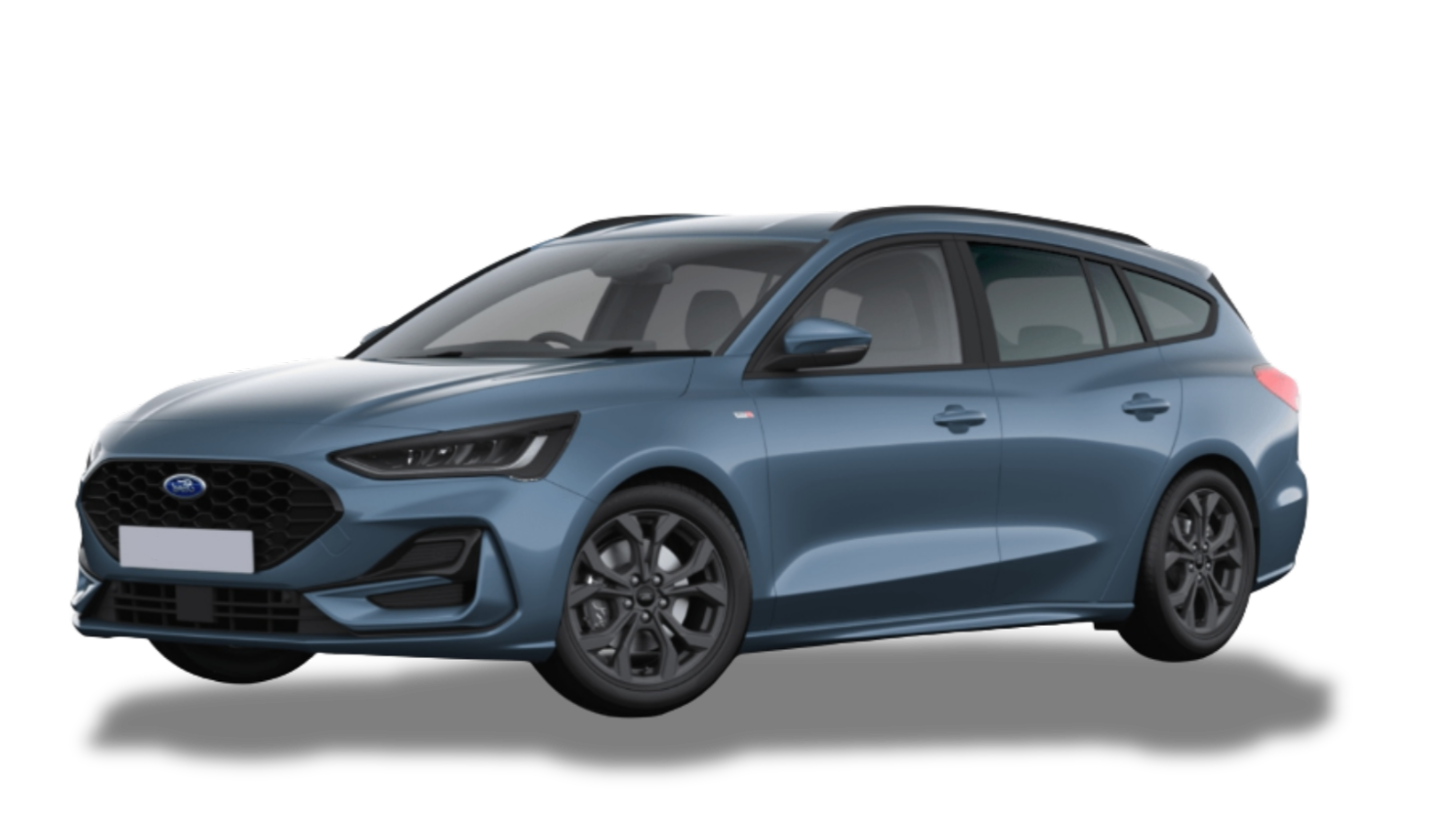 Ford Focus St Line blue chrome